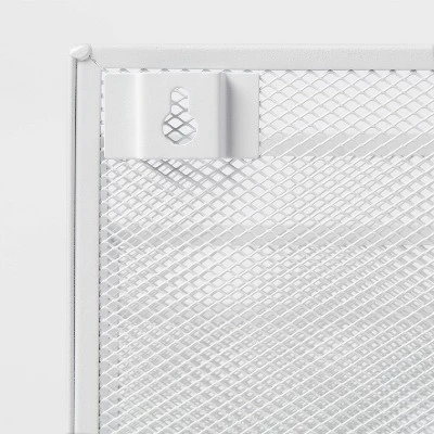 Mesh Hanging File Sorter With Keyholes White - Brightroomâ„¢ - Image 2