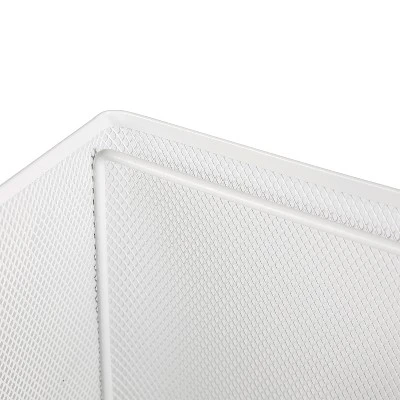 10" X 14" X 13.25" Mesh Crate File Box White - Brightroom™ - Image 3