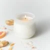 12oz Clarity Fashion Salted Glass Candle White - Casaluna™