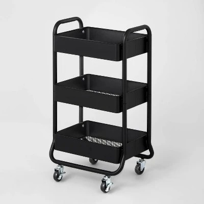 3 Tier Metal Utility Cart - Brightroomâ„¢ - Image 3