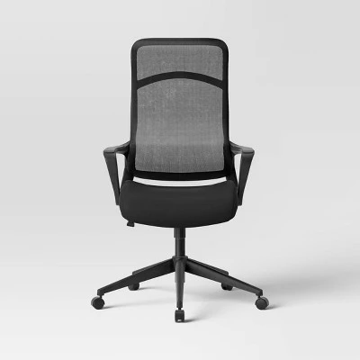 Comfort Office Chair Black - Room Essentials™ - Image 2