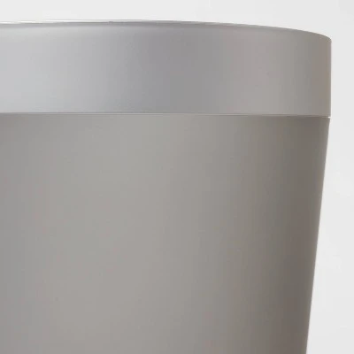 Wastebasket Gray - Room Essentials™ - Image 2