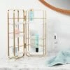 Foldable Shelf Countertop Organizer Brass - Brightroom™