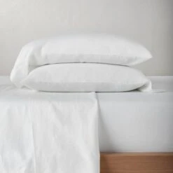 100% Washed Linen Solid Sheet Set - Casalunaâ„¢