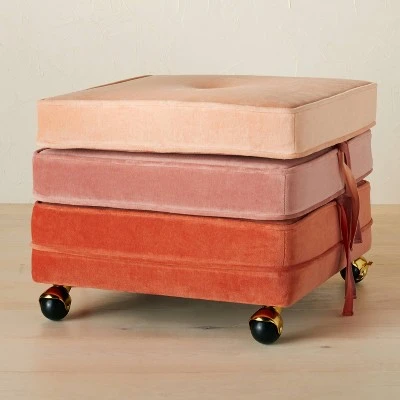 Marin Stackable Pouf With Casters - Opalhouse™ Designed With Jungalow™ - Image 6