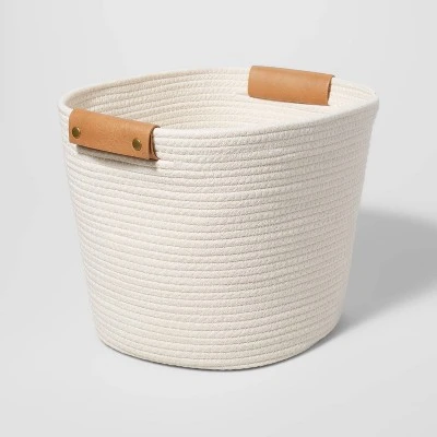 13" Decorative Coiled Rope Basket - Brightroomâ„¢ - Image 4