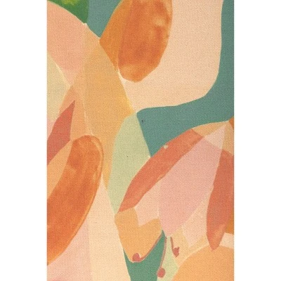 24" X 30" Floral Abstract Unframed Wall Canvas Green - Opalhouse™ Designed With Jungalow™ - Image 6