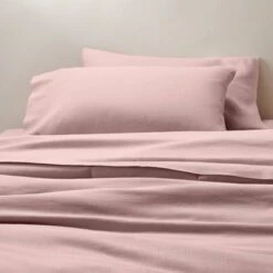 100% Washed Linen Solid Pillowcase Set - Casalunaâ„¢