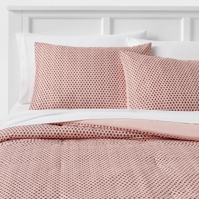 Strawberry Print Reversible Microfiber Comforter & Sheet Set Light Pink - Room Essentials⢠- Image 8