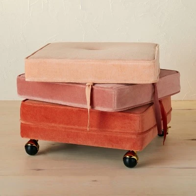 Marin Stackable Pouf With Casters - Opalhouse™ Designed With Jungalow™ - Image 4