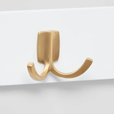 Modern Octopus 4 Rail Gold Hooks White - Brightroomâ„¢ - Image 2