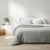 Textured Chambray Cotton Comforter & Sham Set - Casaluna™