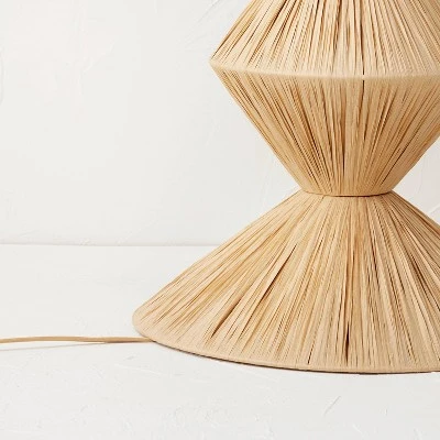 Faux Raffia Floor Lamp Brown (Includes LED Light Bulb) - Opalhouseâ„¢ Designed With Jungalow - Image 4