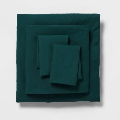 Foster Microfiber Reversible Comforter & Sheets Set Blue/Dark Green - Room Essentials™ - Image 5