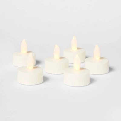 24ct Twist-Flame LED Tealight Candles (Cream) - Room Essentials™ - Image 2