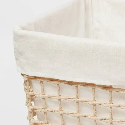 L Tapered Woven Basket With Liner - Brightroomâ„¢ - Image 2