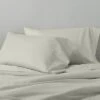 500 Thread Count Washed Supima Sateen Solid Pillowcase Set - Casaluna™