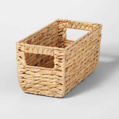 Woven Water Hyacinth Rectangular Basket - Brightroom™ - Image 5