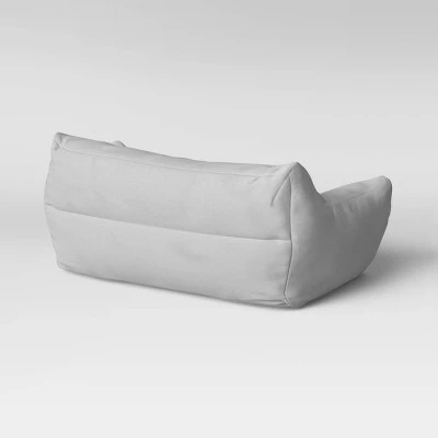 Bean Bag Loveseat Gray - Room Essentials⢠- Image 3