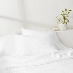 Lyocell Cotton Blend Coverlet Sham - Casaluna™