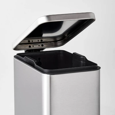 10L Stainless Slim Step Trash Can - Brightroomâ„¢ - Image 2