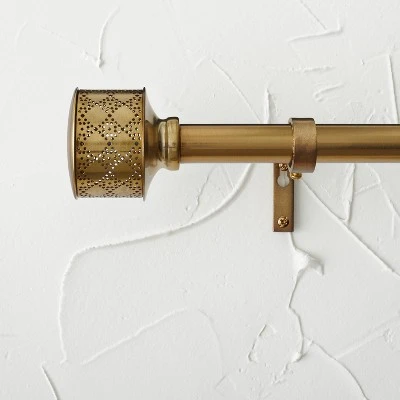 Pierced Drum Curtain Rod Brass - Opalhouse™ Designed With Jungalow™ - Image 3