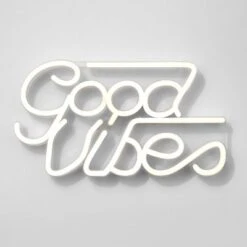 Neon Wall Sign White - Room Essentialsâ„¢