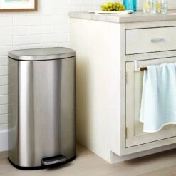 45L D Shape Step Trash Can - Brightroomâ„¢
