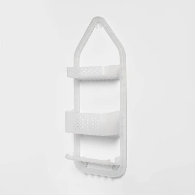 Three Tier Over The Shower Caddy Frosted - Room Essentials™ - Image 2