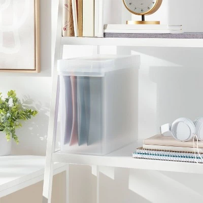 Plastic Hanging File Crate With Lid - Brightroomâ„¢
