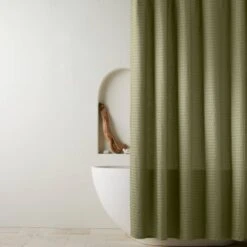 Waffle Shower Curtain - Casaluna™