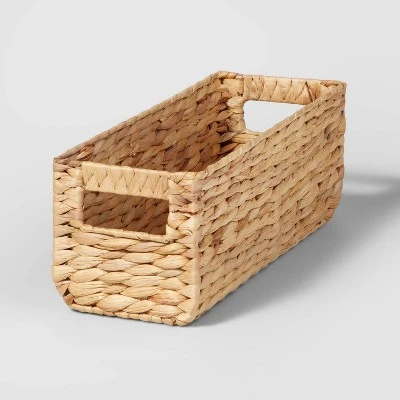 Woven Water Hyacinth Rectangular Basket - Brightroom™ - Image 6