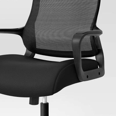 Comfort Office Chair Black - Room Essentials™ - Image 4
