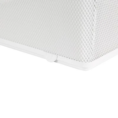 10" X 14" X 13.25" Mesh Crate File Box White - Brightroom™ - Image 2