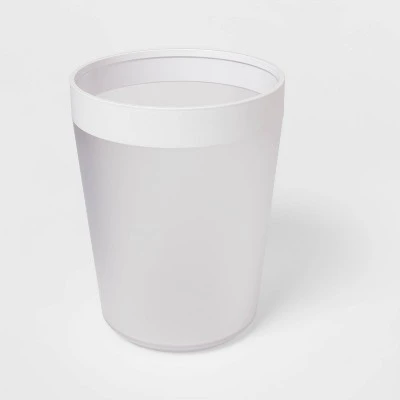 Wastebasket Frosted - Room Essentials™ - Image 2