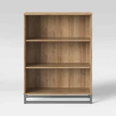 Mixed Material 3 Shelf Bookcase - Room Essentials™ - Image 4