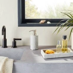 Marble Soap Pump White - Casalunaâ„¢