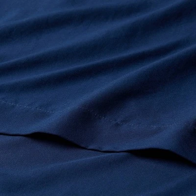 Twin/Twin XL Garment Washed Microfiber Solid Sheet Set - Room Essentials™ - Image 2