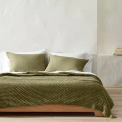 Chunky Knit Bed Blanket - Casaluna™