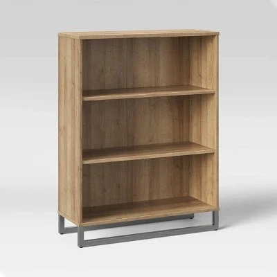 Mixed Material 3 Shelf Bookcase - Room Essentials™ - Image 2