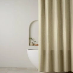Chambray Shower Curtain - Casalunaâ„¢