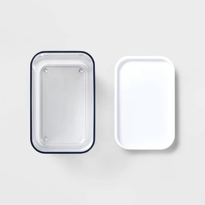 5pc Airtight Canister Set White - Brightroom™ - Image 2