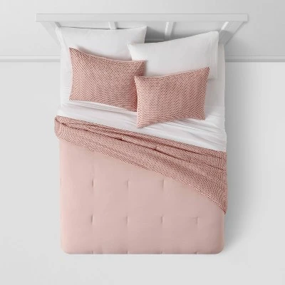 Strawberry Print Reversible Microfiber Comforter & Sheet Set Light Pink - Room Essentials⢠- Image 2