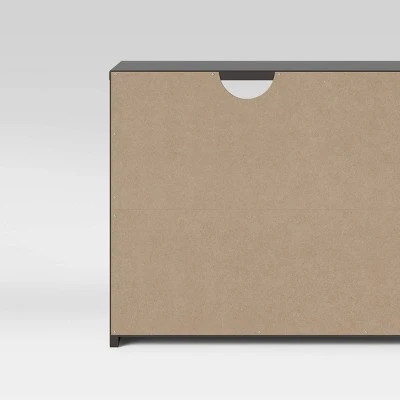 Storage TV Stand For TVs Up To 43" Black - Room Essentials™ - Image 3