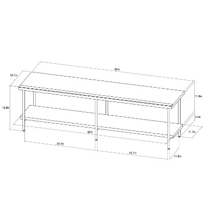 Wood And Metal TV Stand For TVs Up To 60" - Room Essentials⢠- Image 4
