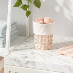 Round Woven Basket With Liner - Brightroomâ„¢