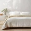 Heavyweight Linen Blend Stripe Comforter & Sham Set - Casaluna™