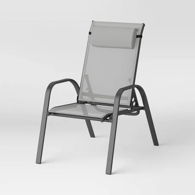 5pc Adjustable Back Patio Chat Set - Gray - Room Essentials™ - Image 3